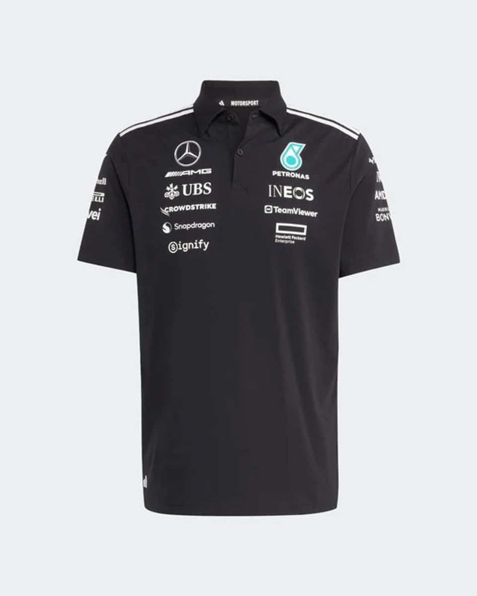 Mercedes Polo 2025 Season Black Replica